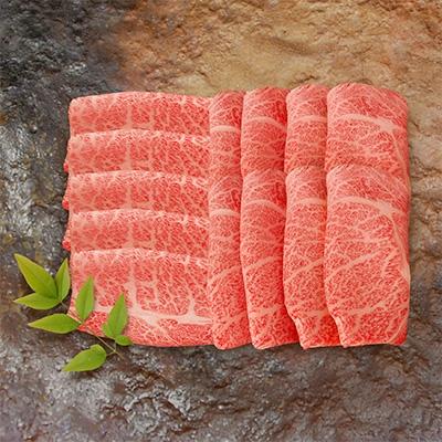 ふるさと納税 大津市 スーパープレミアムギフト松喜屋近江牛特選すき焼き・しゃぶしゃぶ用(ロース・肩ロース)(4〜5人前)