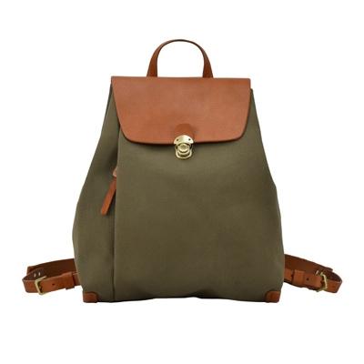 ふるさと納税 豊岡市 豊岡鞄 エルダー リュック カーキ