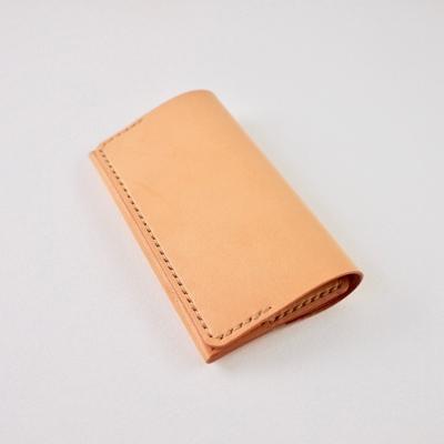 ふるさと納税 七尾市 [本革]名刺入れ/ナチュラル/ハンドメイド