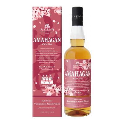 ふるさと納税 長浜市 長濱蒸溜所 アマハガン ワールドモルト 山桜ウッドフィニッシュ 700ml