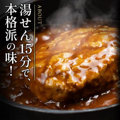 ふるさと納税 利府町 デミグラスソースハンバーグ　160g×8個 |  | 02