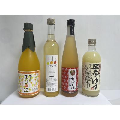 ふるさと納税 鬼北町 愛媛県産「果実系リキュール」飲み比べセット