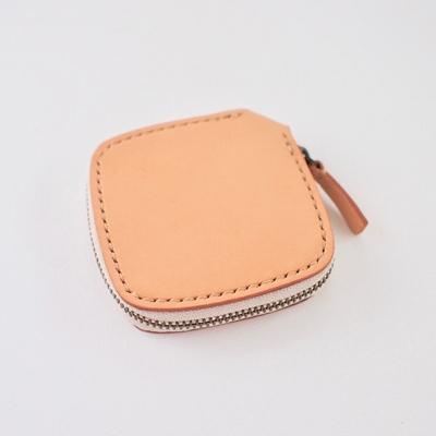 ふるさと納税 七尾市 [本革]小銭だけ入れ/ナチュラル/ハンドメイド