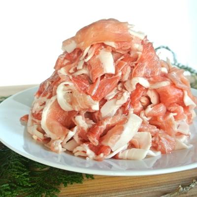 ふるさと納税 水俣市 熊本県産甘み溢れるモンヴェールポークこま切れ2kg(250g×8パック)