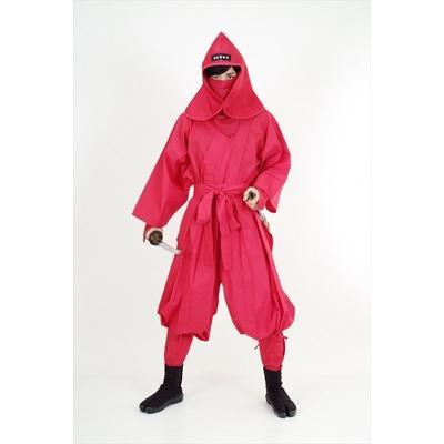 ふるさと納税 伊賀市 大人用袴式本格派忍者衣装(赤)