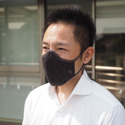 ふるさと納税 大刀洗町 侍マスク[暁鳶(ぎょうえん)] 茶色系3枚セット(Lサイズ)