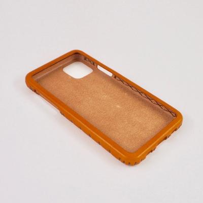 ふるさと納税 七尾市 [iPhone11pro用]本革ケース/キャメル/ハンドメイド