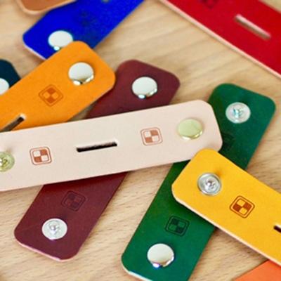 ふるさと納税 七尾市 [本革]コードストラップ(10色詰め合わせ)