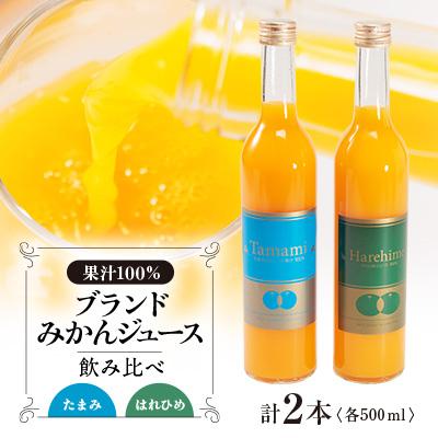 ふるさと納税 上島町 上島町 たまみ・はれひめジュース 2本セット