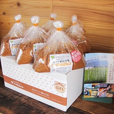 ふるさと納税 南会津町 南会津町産 あやこがね味噌1kg入り×5袋