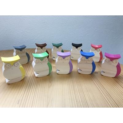 ふるさと納税 新見市 にいみのひのき ひのきのふくろう10個