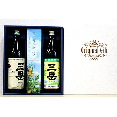 ふるさと納税 屋久島町 三岳900mL・屋久島限定三岳900mL・たんかん酒セット