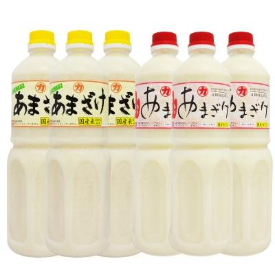 ふるさと納税 岡山市 甘さまろやかあまざけ 生姜入りあまざけセット 1000ml 計6本入り