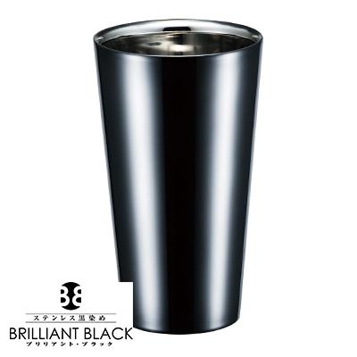 ふるさと納税 燕市 ブリリアント・ブラック 2重ストレートカップ250ml