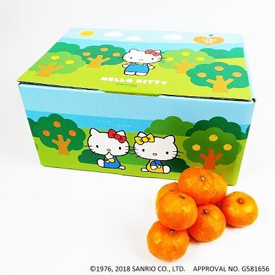 ふるさと納税 八幡浜市 厳選 甘ーい小玉!西宇和みかん(ハローキティパッケージ)約3.5kg入[C24-7]