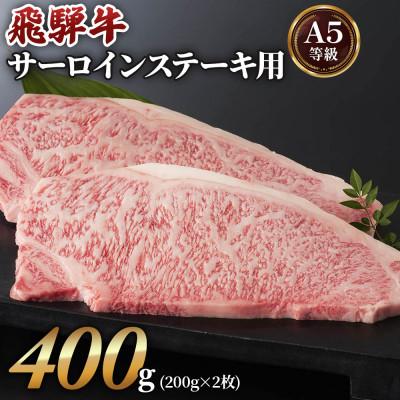 ふるさと納税 本巣市 [A5等級]飛騨牛サーロインステーキ用400g(200g×2枚)