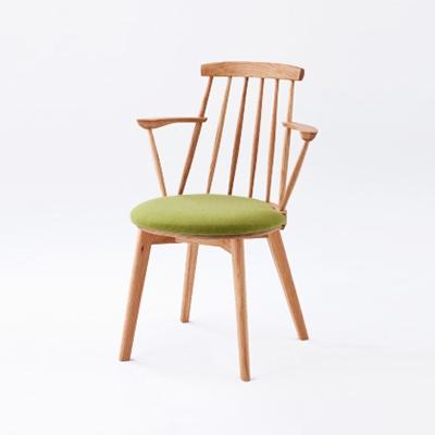 ふるさと納税 大川市 [BENCA]ジャスミン ダイニングチェア H arm(オーク)