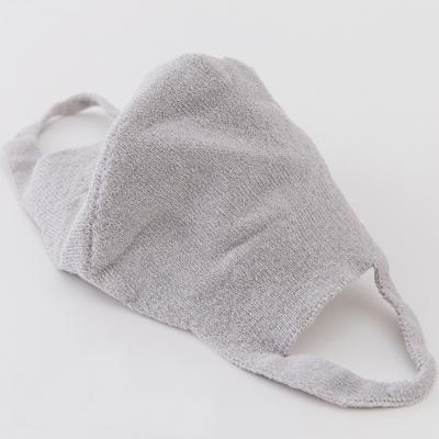 ふるさと納税 泉大津市 夏用3D和紙糸ニットマスク(内側メッシュ) PM2.5シート付 二枚組(Lサイズ/アイスグレー)