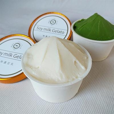 ふるさと納税 田原本町 植物性100% 大和大鉄砲大豆の豆乳ジェラート 2種類