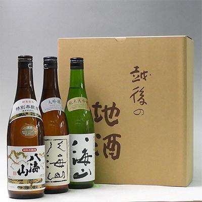 ふるさと納税 南魚沼市 日本酒 八海山 本醸造・大吟醸・純米大吟醸 720ml×3本 |  | 01