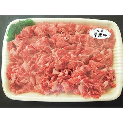 ふるさと納税 豊後大野市 大分県産交雑牛切落し 700g