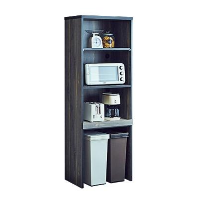 ふるさと納税 大川市 幅60cmレンジ台 ポエム[カラー:ブルックリン]