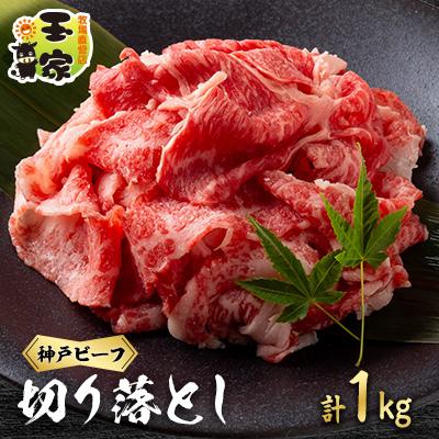 ふるさと納税 太子町 神戸ビーフ　切り落とし　500g×2　兵庫県産　国産 | 