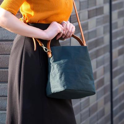 ふるさと納税 豊岡市 豊岡鞄 TUTUMU cube (S2700 24-175)カーキ