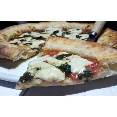 ふるさと納税 南魚沼市 おぼろ豆腐大葉ジェノベーゼマルゲリータ・魚沼コシヒカリ米ぬかマルゲリータ 各2枚セット