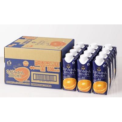 ふるさと納税 吉野ヶ里町 さがみかん100%搾り 330ml×12本 吉野ヶ里町