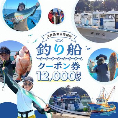 ふるさと納税 南知多町 [大井漁協]釣り船 クーポン券 12,000円