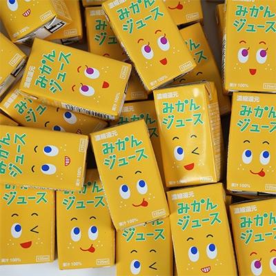 ふるさと納税 杵築市 果汁100% 紙パック みかんジュース 125ml×40本