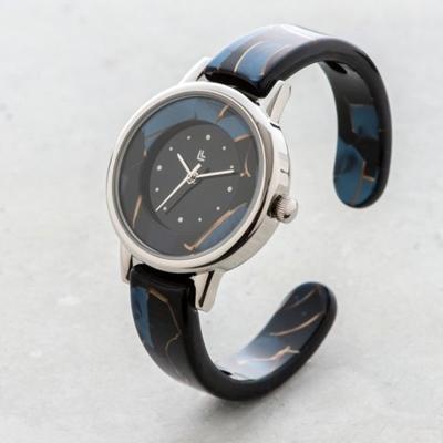 ふるさと納税 鯖江市 IGATTA COLLETTI バングルウォッチ[レディース][ブルーモザイク][Mサイズ]