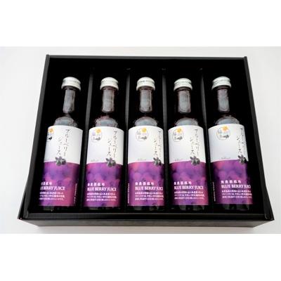 ふるさと納税 南会津町 南会津町産 ブルーベリージュース 200ml×5本入