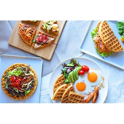 ふるさと納税 大野町 手作りワッフル「おおの野菜のワッフル生地12枚セット」