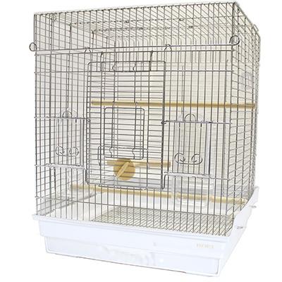 ふるさと納税 みよし市 HOEIの鳥かご ステンレス大型手のりケージ 465オカメステンレス