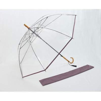 ふるさと納税 旭市 高級透明傘 竹跳-凛- あずき