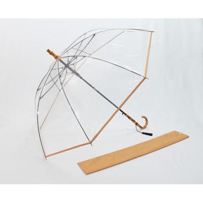 ふるさと納税 旭市 高級透明傘 竹跳-凛- からし