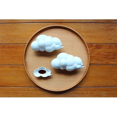 ふるさと納税 嬉野市 肥前吉田焼 Cloud nineセット(蓋物L2・小鉢2) 4点set