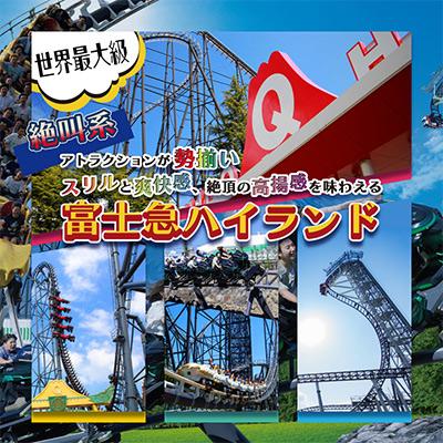 ふるさと納税 都留市 富士急ハイランド　フリーパス　ペアチケット |  | 01