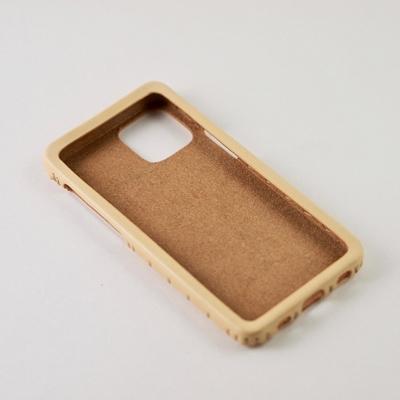 ふるさと納税 七尾市 [iPhone12mini用]本革ケース/ナチュラル/ハンドメイド