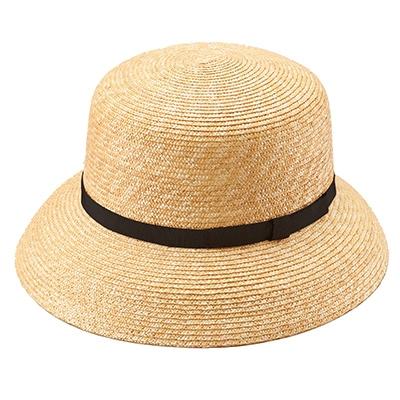 ふるさと納税 春日部市 春日部市伝統工芸品 田中帽子店女性用麦わら帽子カサブランカ頭囲58cmUK-H042-NA-L