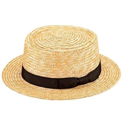 ふるさと納税 春日部市 春日部市伝統工芸品 田中帽子店麦わら帽子カリマ 頭囲57.5cm