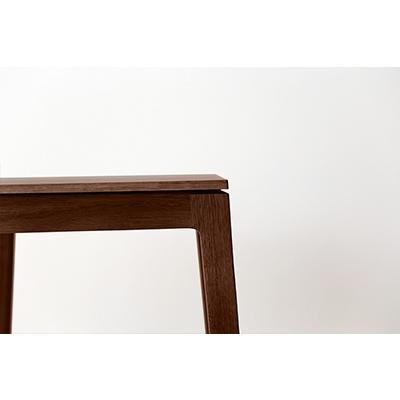 ふるさと納税 筑後市 グラム分子 40×40サイドテーブル ウォルナット【高野大工仕事】