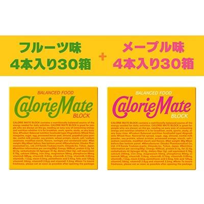 ふるさと納税 那賀町 「大塚製薬」カロリーメイトブロック フルーツ味30箱・メープル味30箱 計60箱