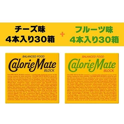 ふるさと納税 那賀町 「大塚製薬」カロリーメイトブロック フルーツ味30箱・チーズ味30箱 計60箱