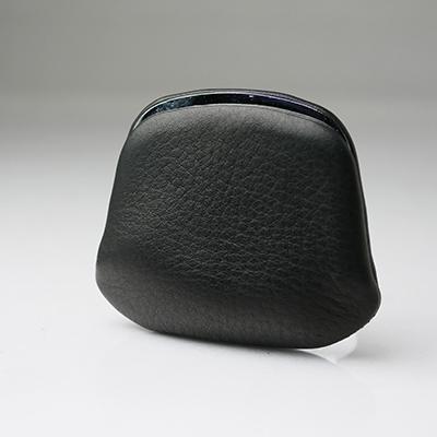 ふるさと納税 葛飾区 Flathority 国産キップレザー クリックコインケースS ブラック 日本製