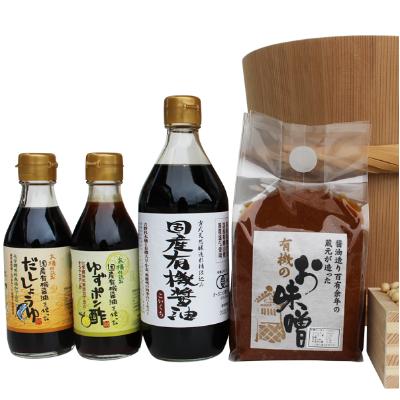 ふるさと納税 多可町 国産有機の味噌、醤油 詰め合わせ 334