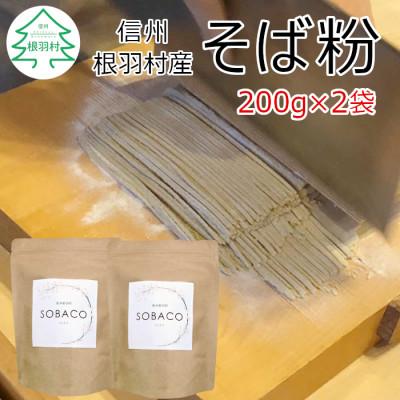 ふるさと納税 根羽村 長野県根羽村産 そば粉 200g×2袋