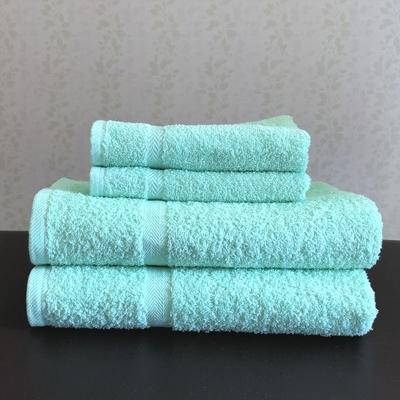 ふるさと納税 泉佐野市 泉州タオルJOYバス&amp;フェイス4枚セット(オプライングリーン) 099H3643